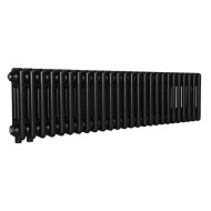 Трубчатый радиатор Warm well column 3 300x1190 Black mat (нижнее)